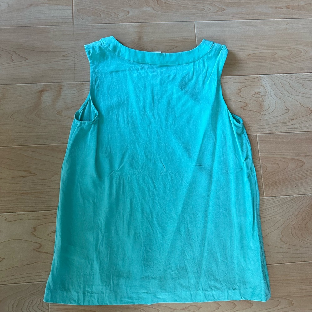 Kate Spade mint green silk sleeveless blouse size 6 tank - Picture 7 of 7